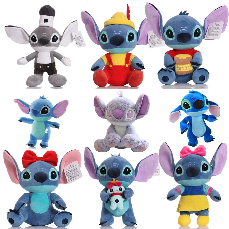 Disney Stitch Plush Doll Anime Cartoon Stuffed Toy