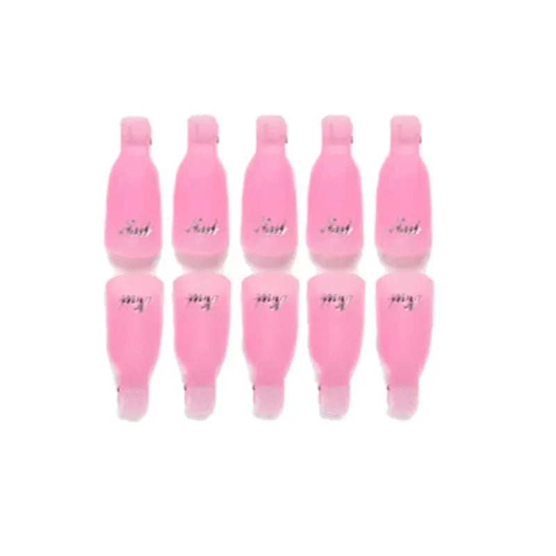 Colorful Acrylic Soak-Off Nail Clips