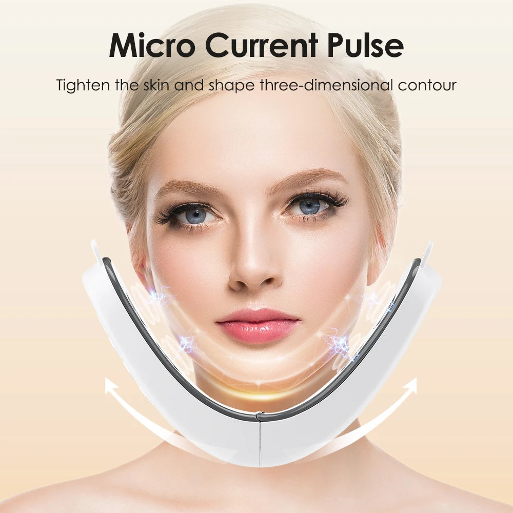 Micro-current Face Lifting EMS Skin Massager Beauty Device
