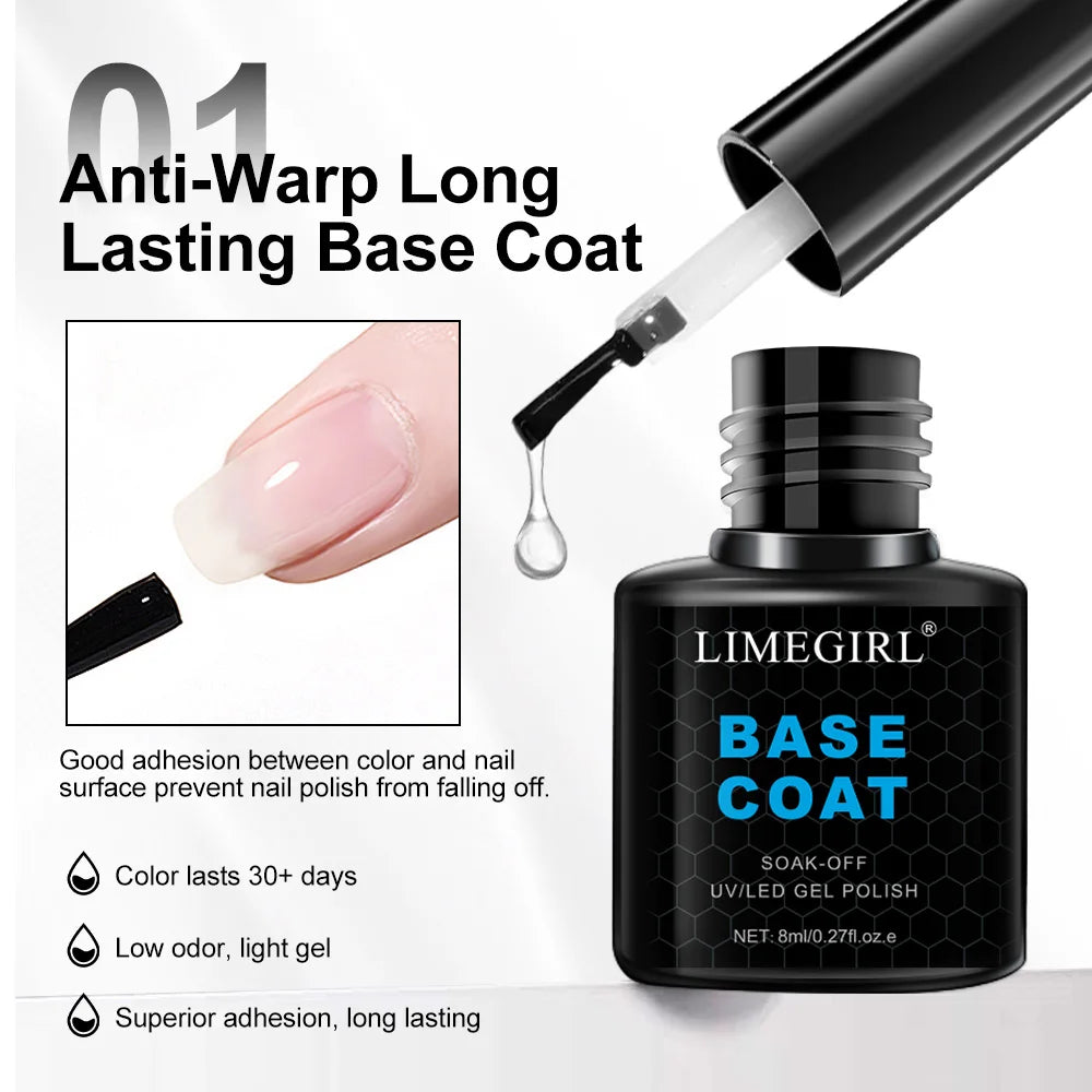 Matte Soak-Off Top and Base Coat Set