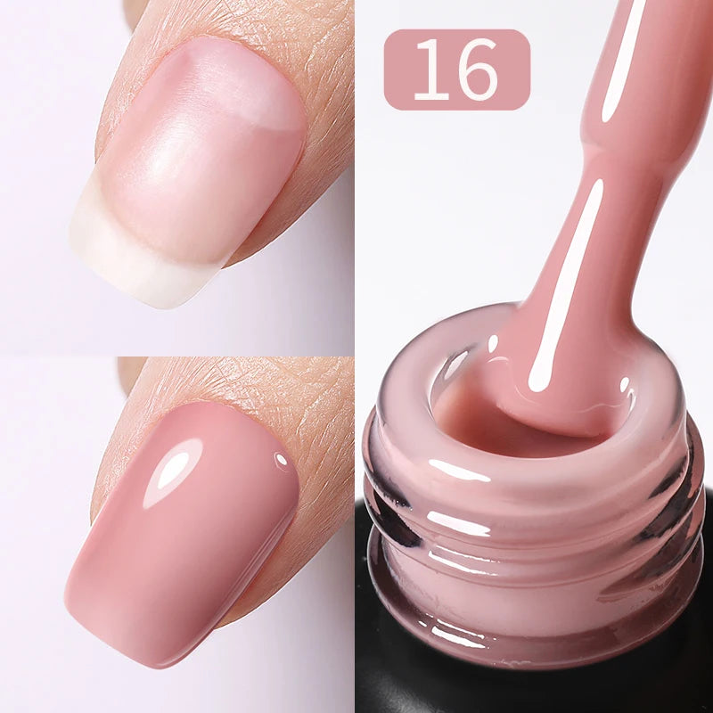 Milky Pink Rubber Base Gel Nail Polish