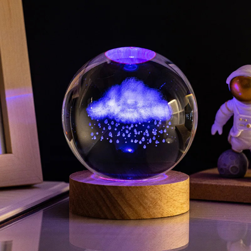 Cosmos Crystal Ball Night Light