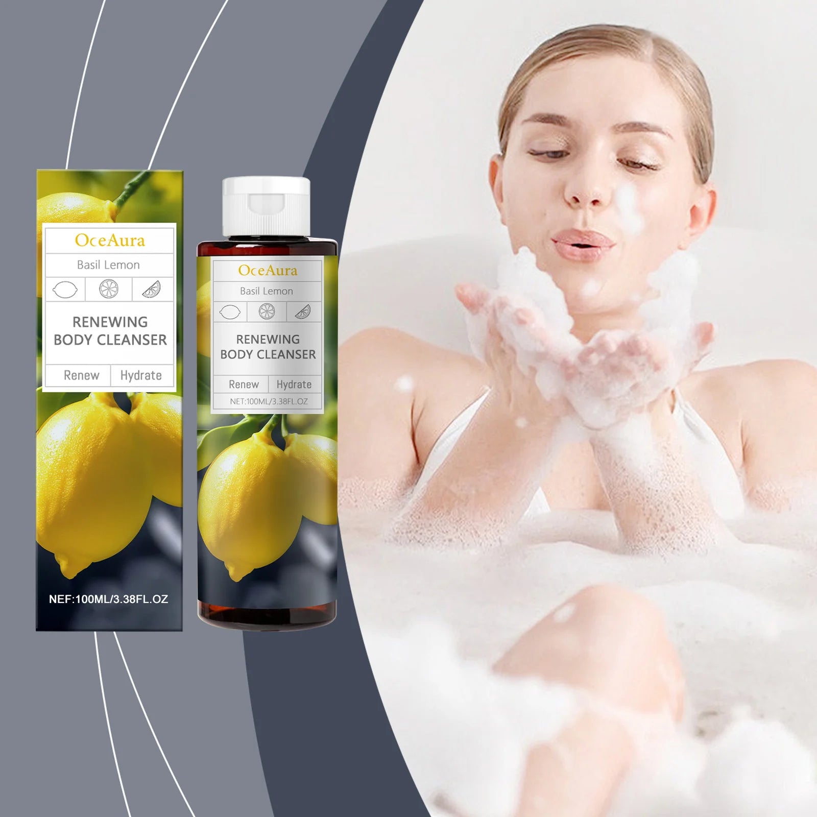 Basil Lemon Deep-Cleansing Body Wash