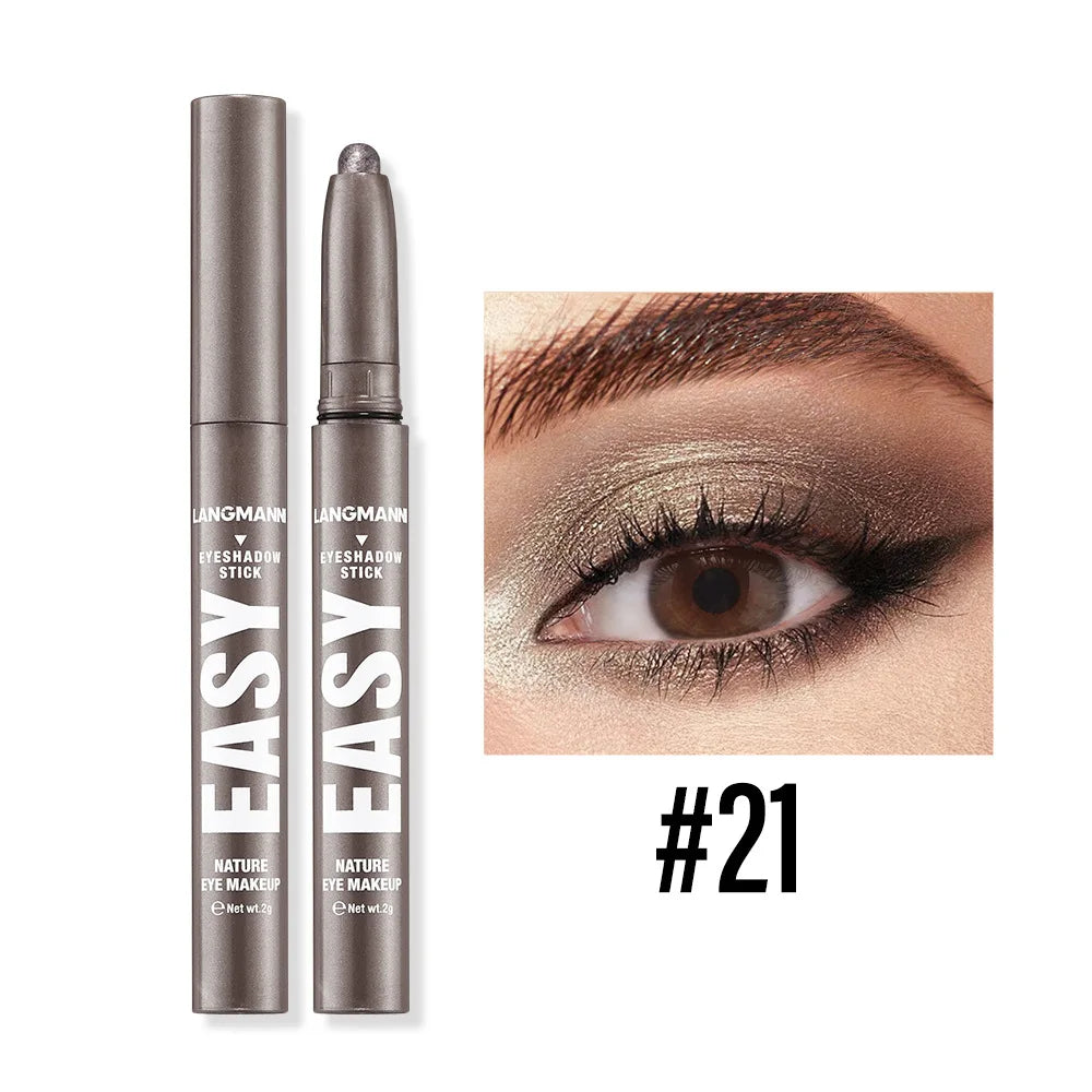 Metallic Grey-Blue Eyeshadow Stick