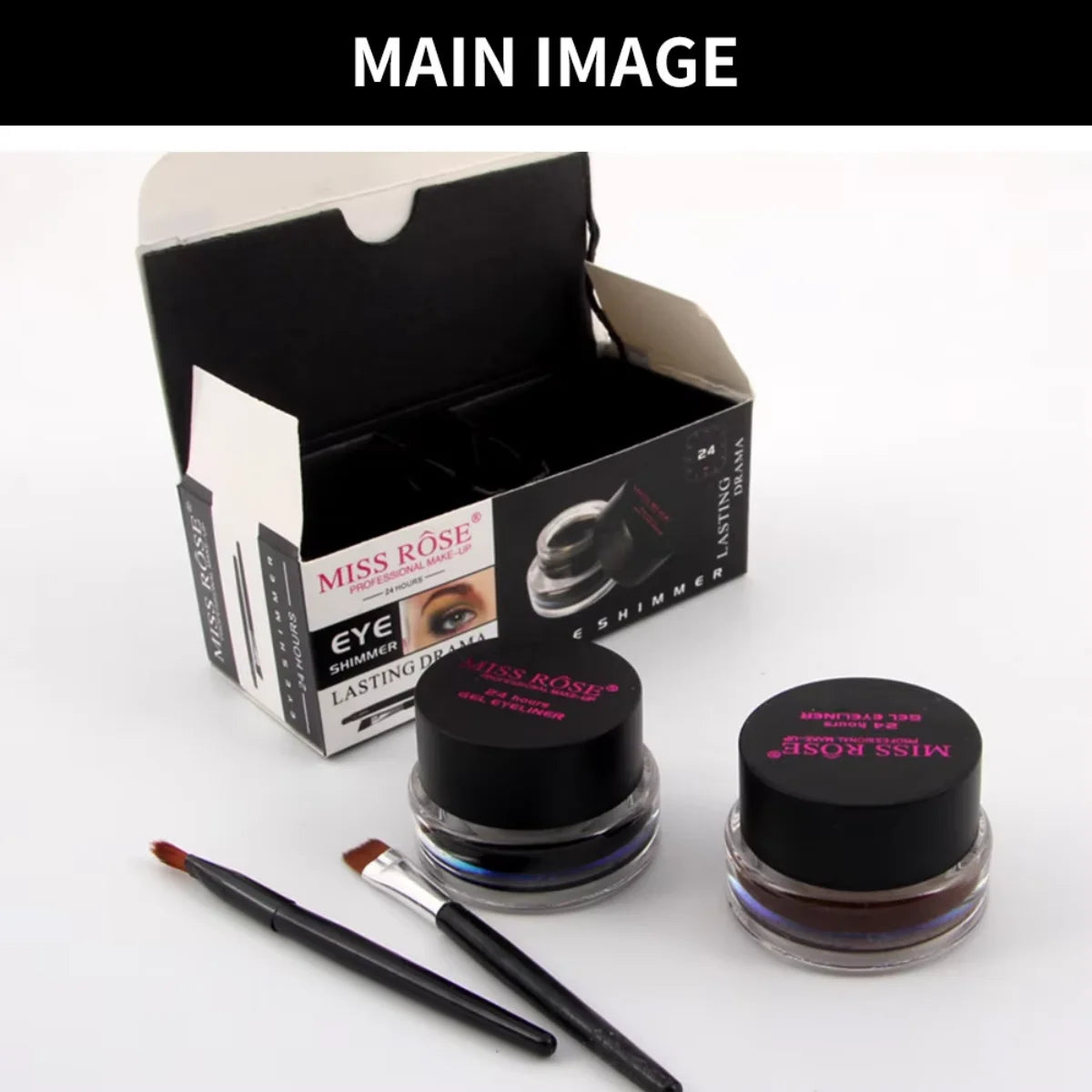 Two-Color Waterproof Eyeliner Gel Set