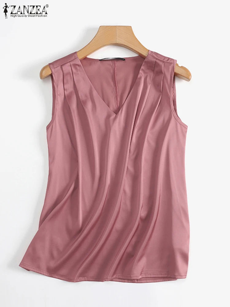Summer Sleeveless Blouse