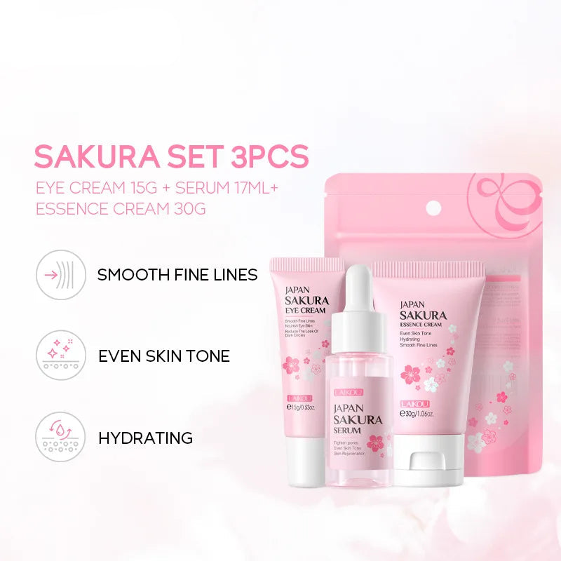 C 24K Golden Sakura Skin Care Set