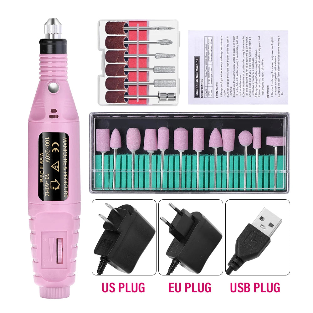 Electric Nail Drill Machine