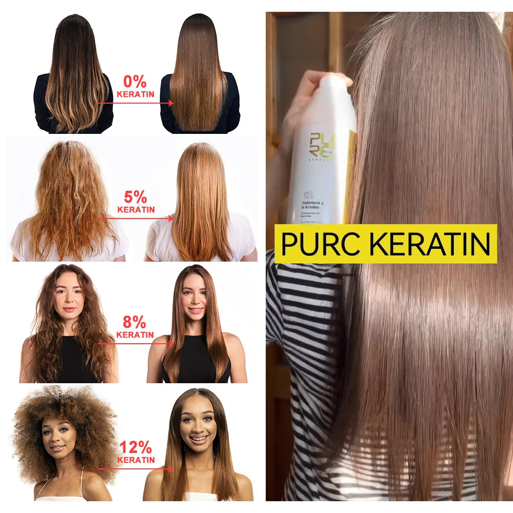 Professional Keratin Hair Straightening Treatment