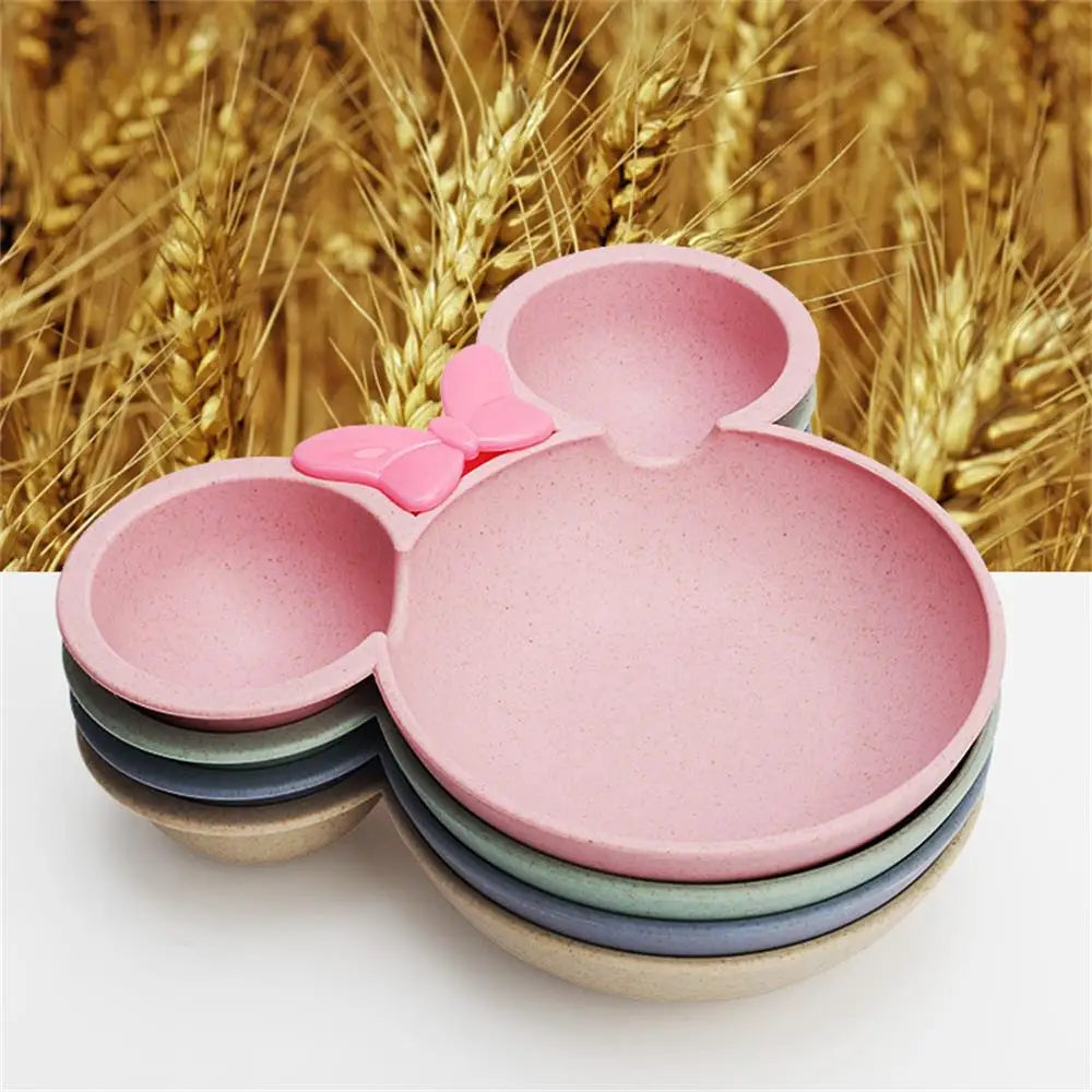 Eco-Friendly Wheat Straw Kids Tableware Set