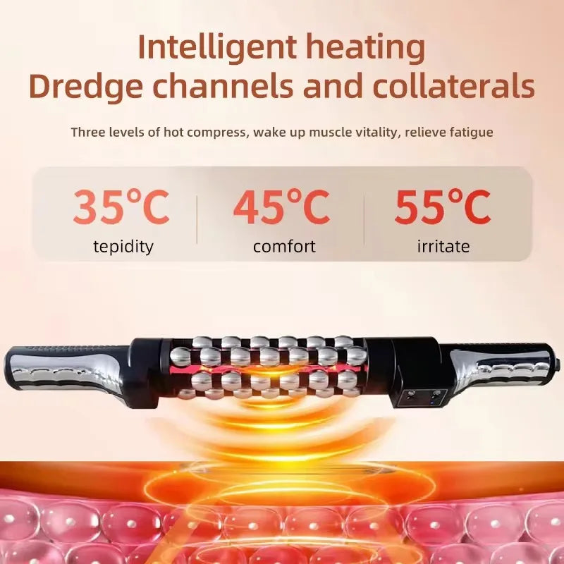 Heated Red Light Rotating Body Massager