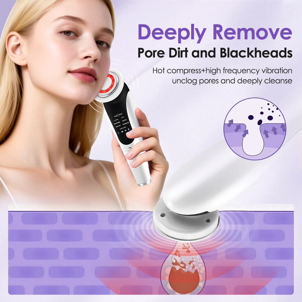 7-in-1 EMS Microcurrent Face Lifting Device