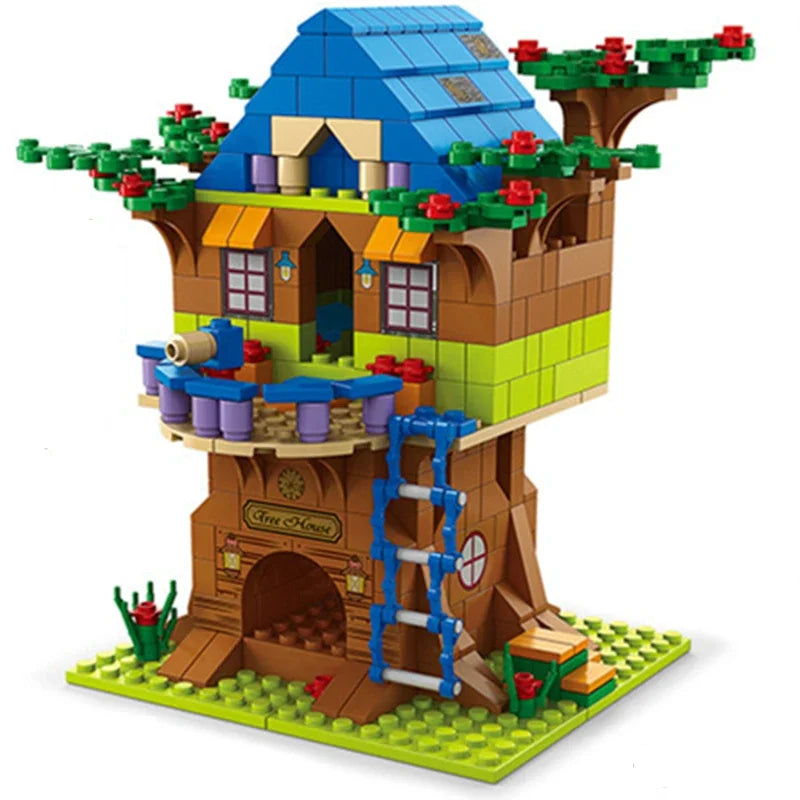 6-in-1 Treehouse Castle Building Blocks Set