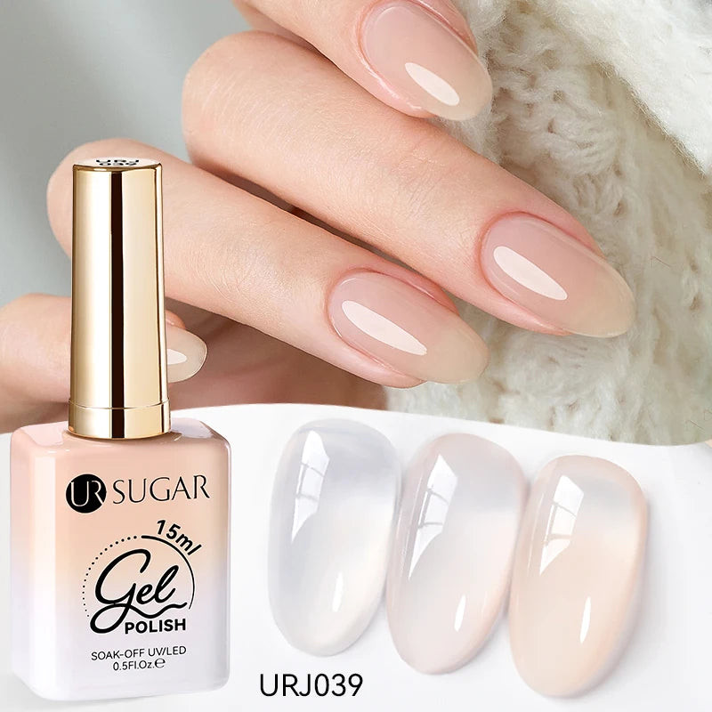 Jelly Milky White Translucent UV Gel Polish