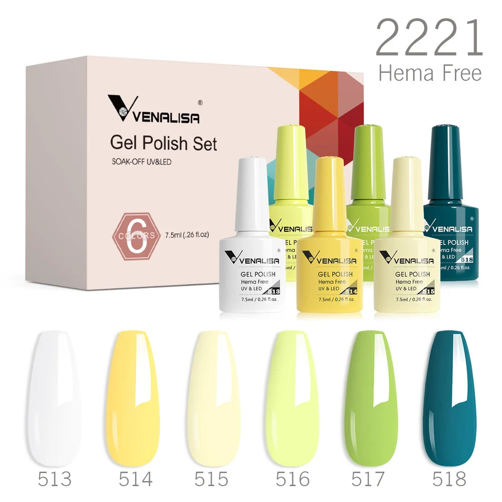 Autumn Earth-Tone Gel Nail Polish Set