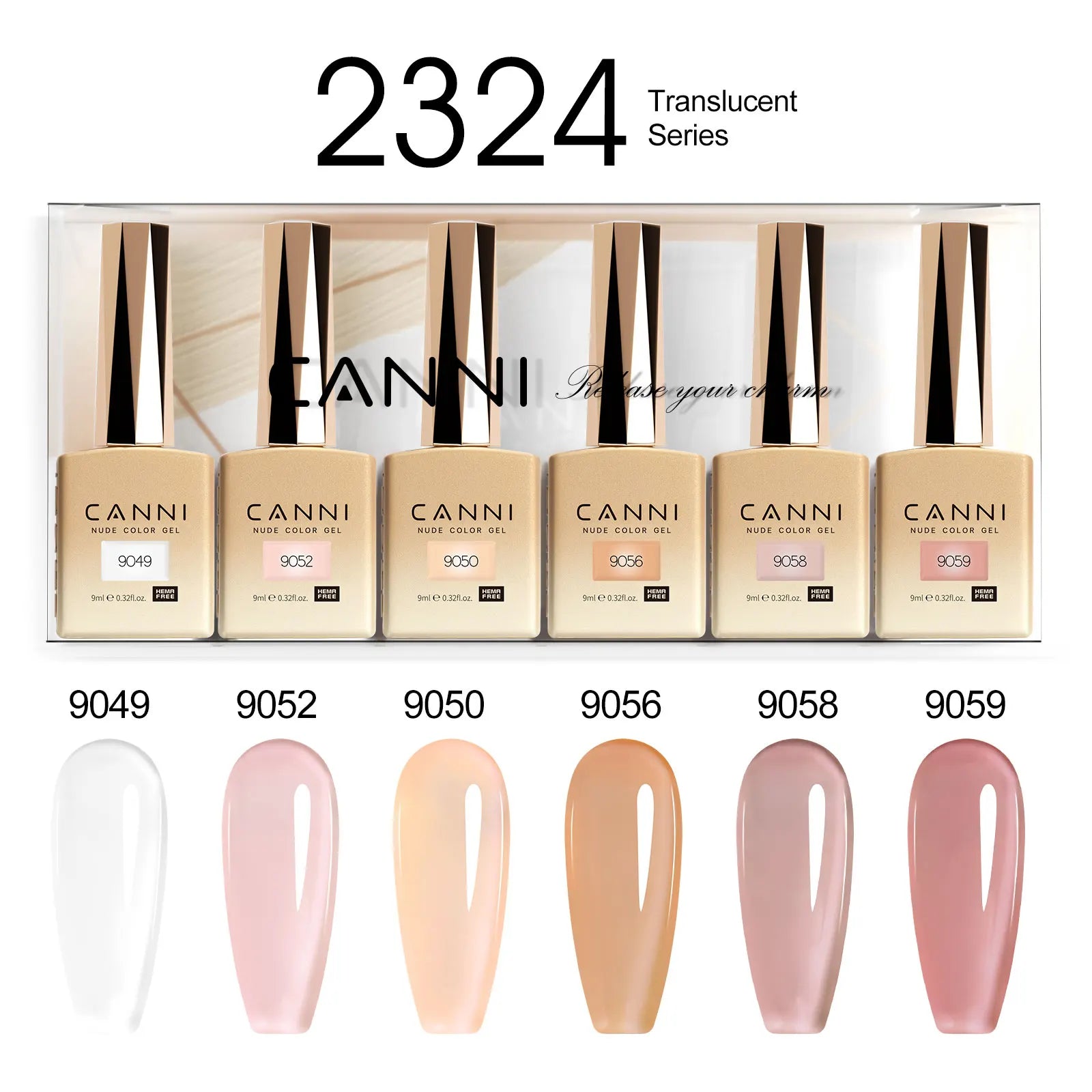 HEMA-Free Jelly Nude Pink Gel Polish Set