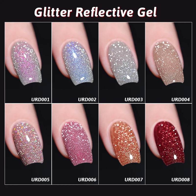 15ml Silver Reflective Nail Gel Polish