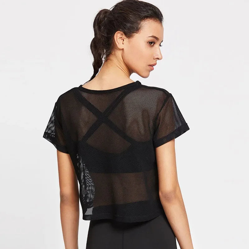 Mesh Yoga Shirt