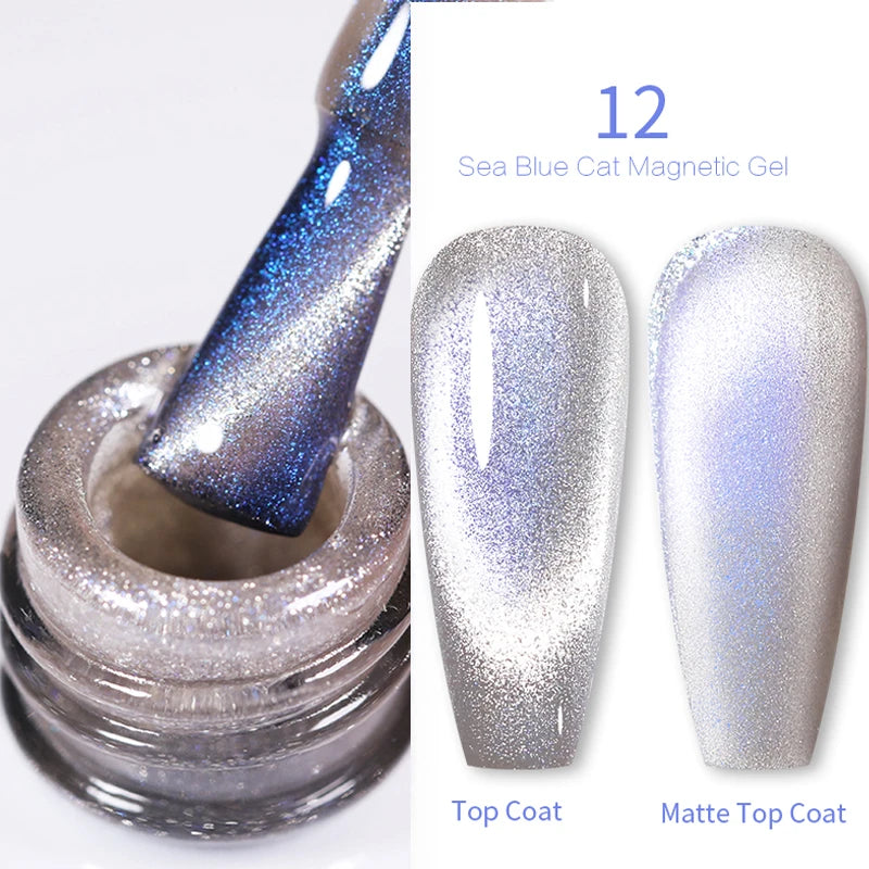 Sparkling Magnetic Cat Eye Gel Polish