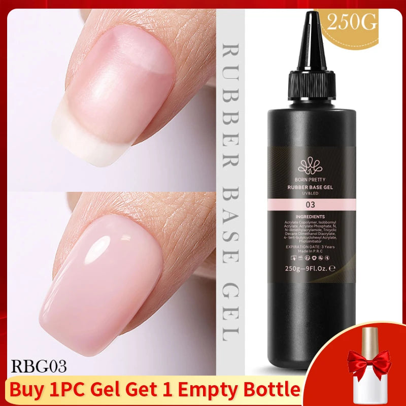 250g Super Top Coat Gel Nail Polish Set