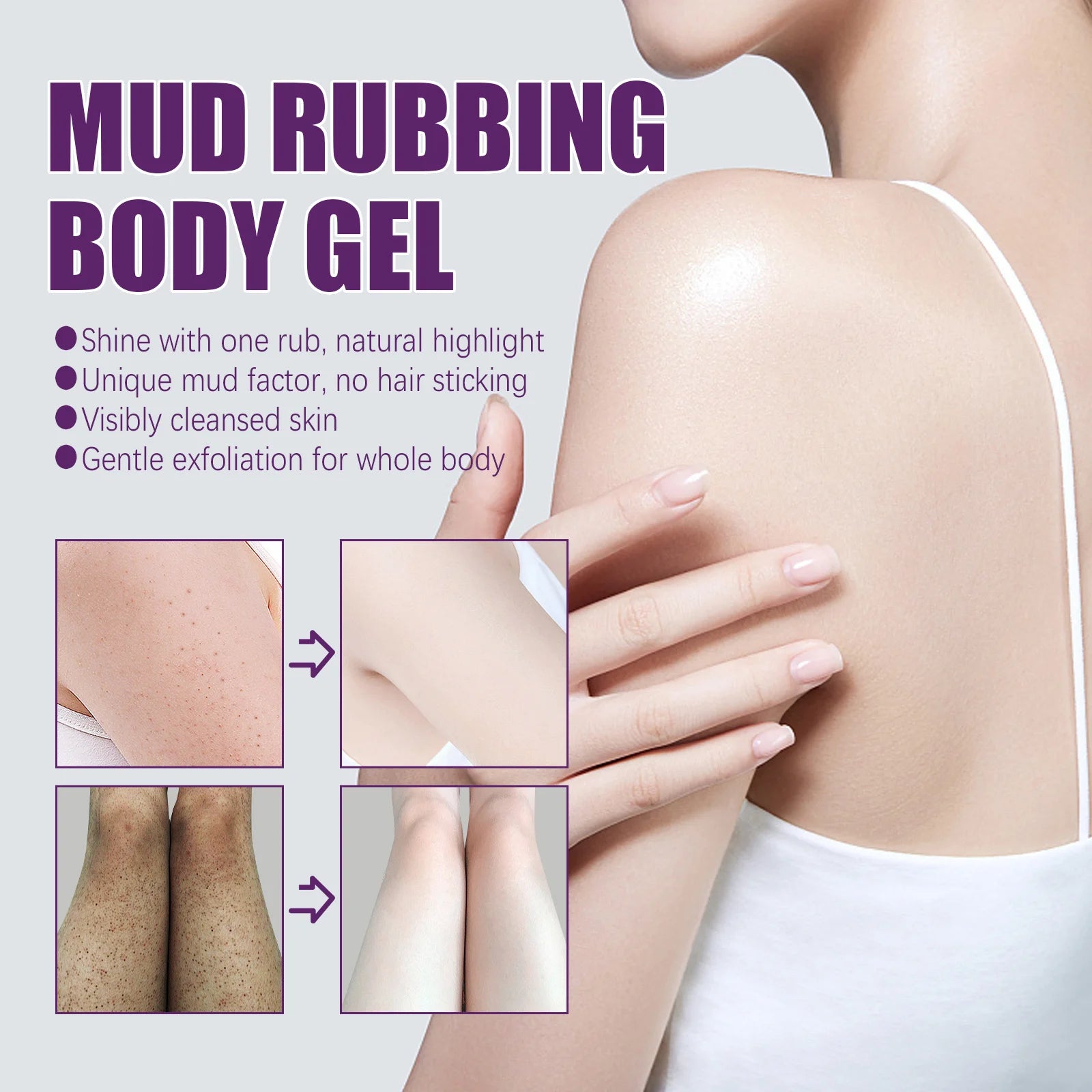 Rose Exfoliating Body Gel