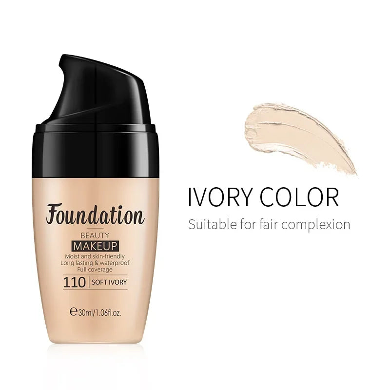 Liquid Foundation Moisturizing Long Lasting Face Base