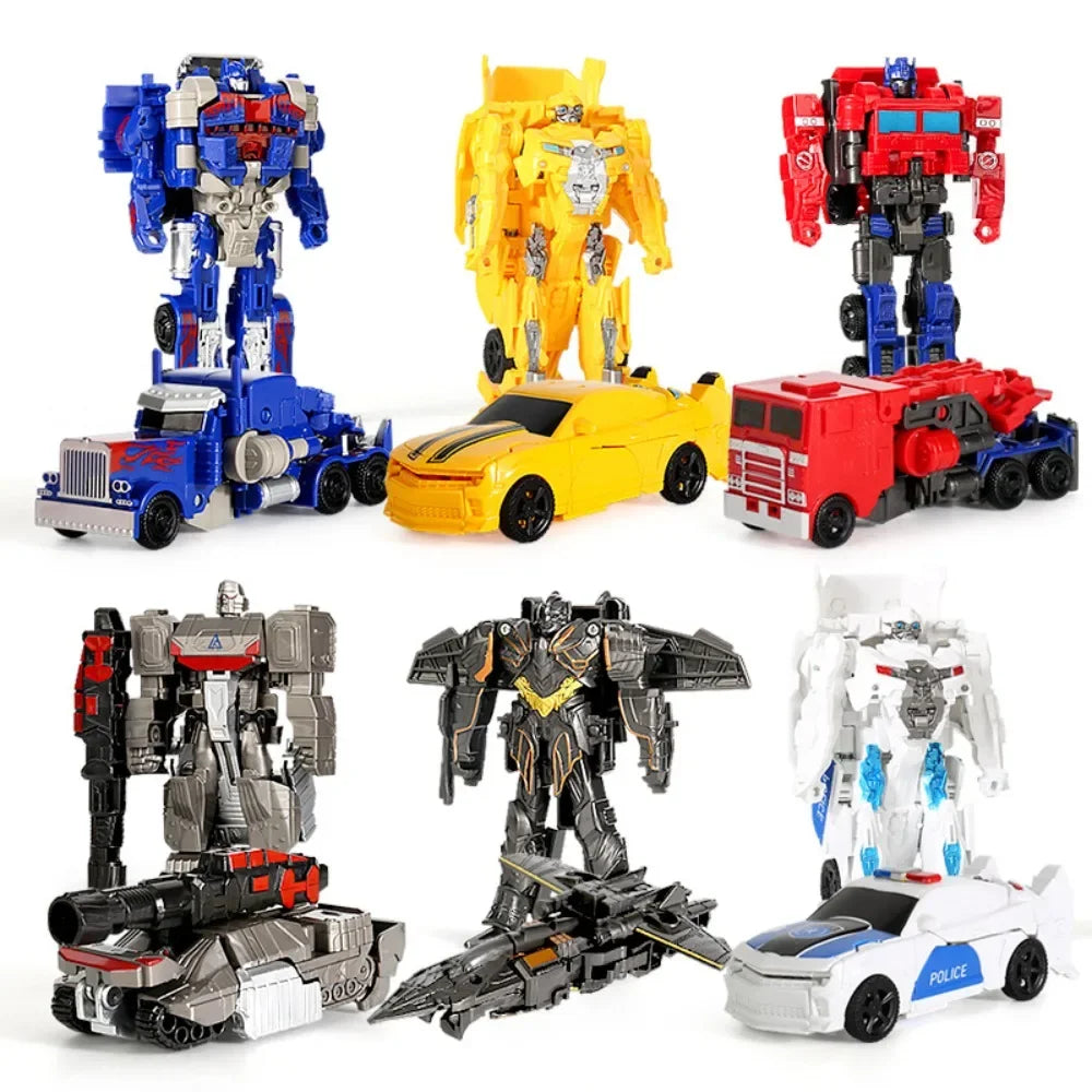 One-Step Transforming Robot Car Dinosaur Toy