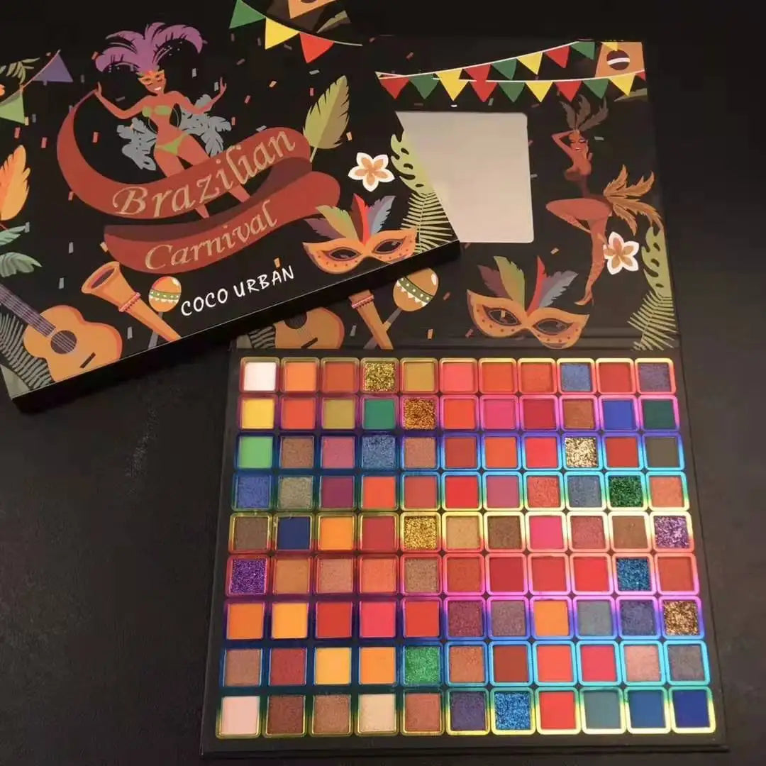 96-Color Neon Eyeshadow Palette