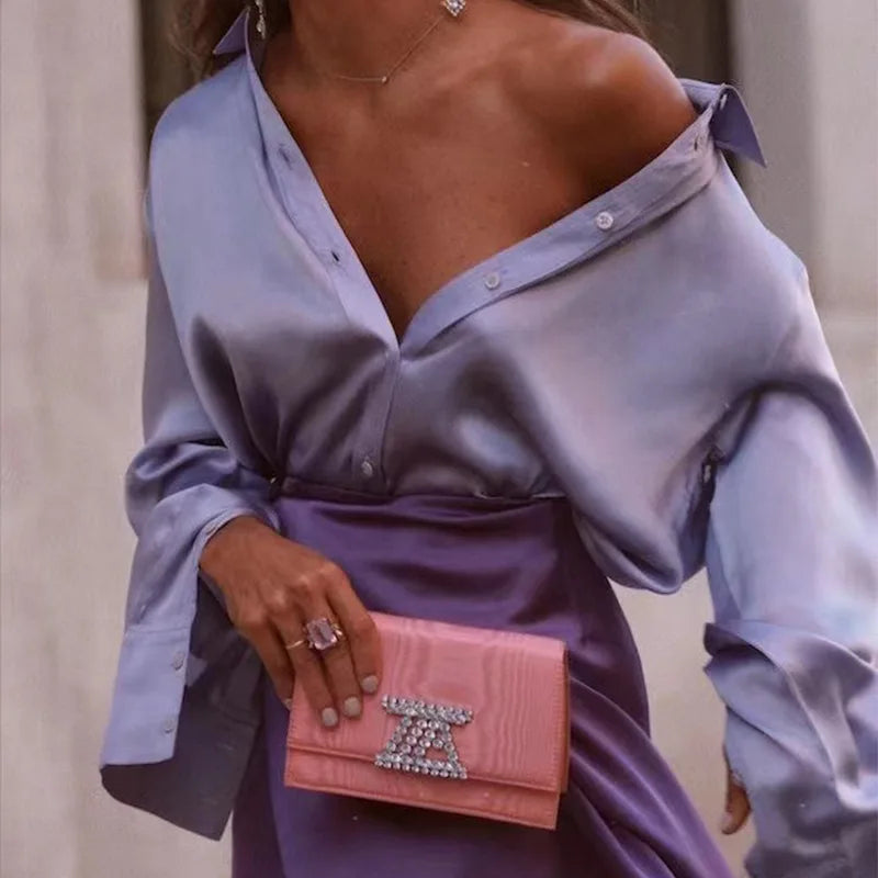Elegant Satin Shirt