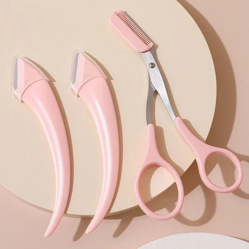 Precision Eyebrow Trimming Razor Set