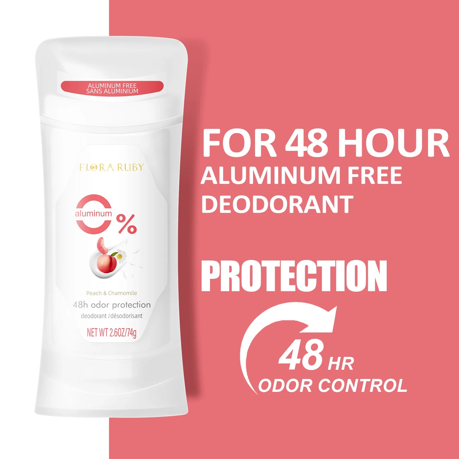 Natural Aluminum-Free Deodorant Sticks