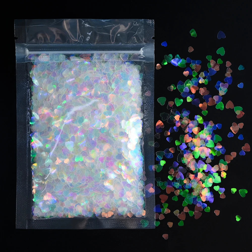 Blue-Green Luminous Nail Powder