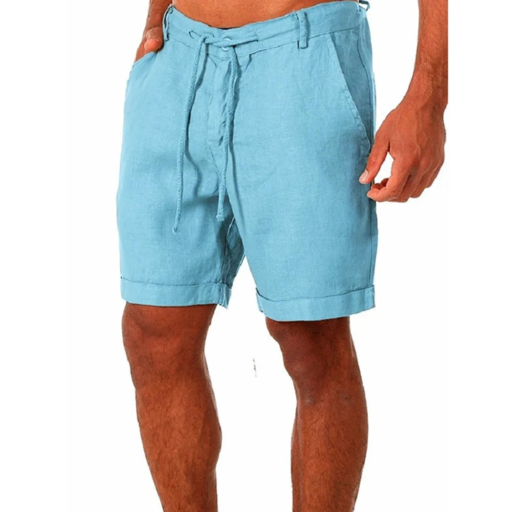 Cotton Linen Summer Shorts