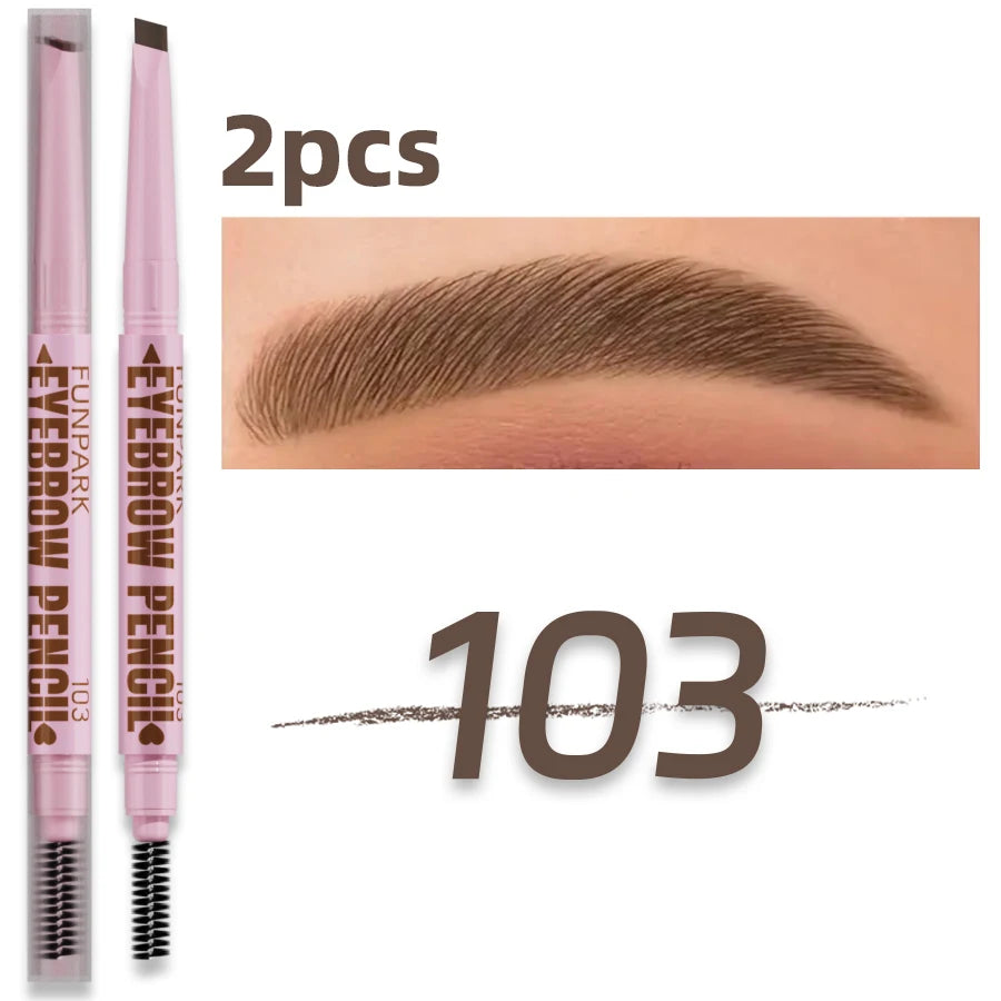 2-in-1 Waterproof Eyebrow Pencil and Tattoo Brus