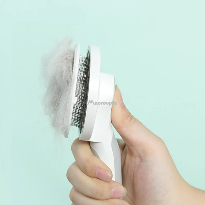 Self Cleaning Slicker Brush for Dog and Cat Grooming