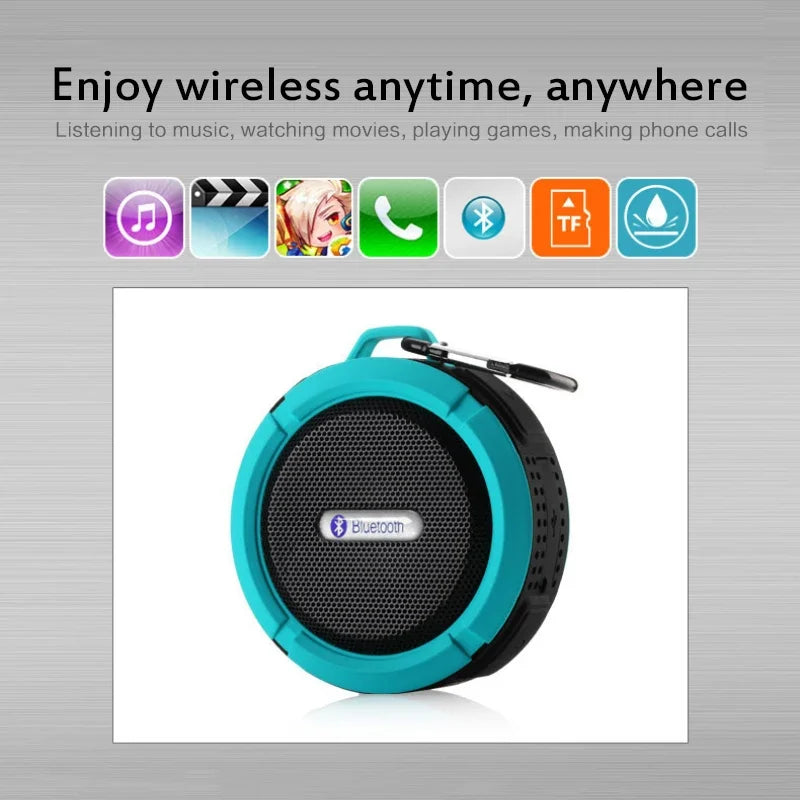 Portable Waterproof Bluetooth Speaker