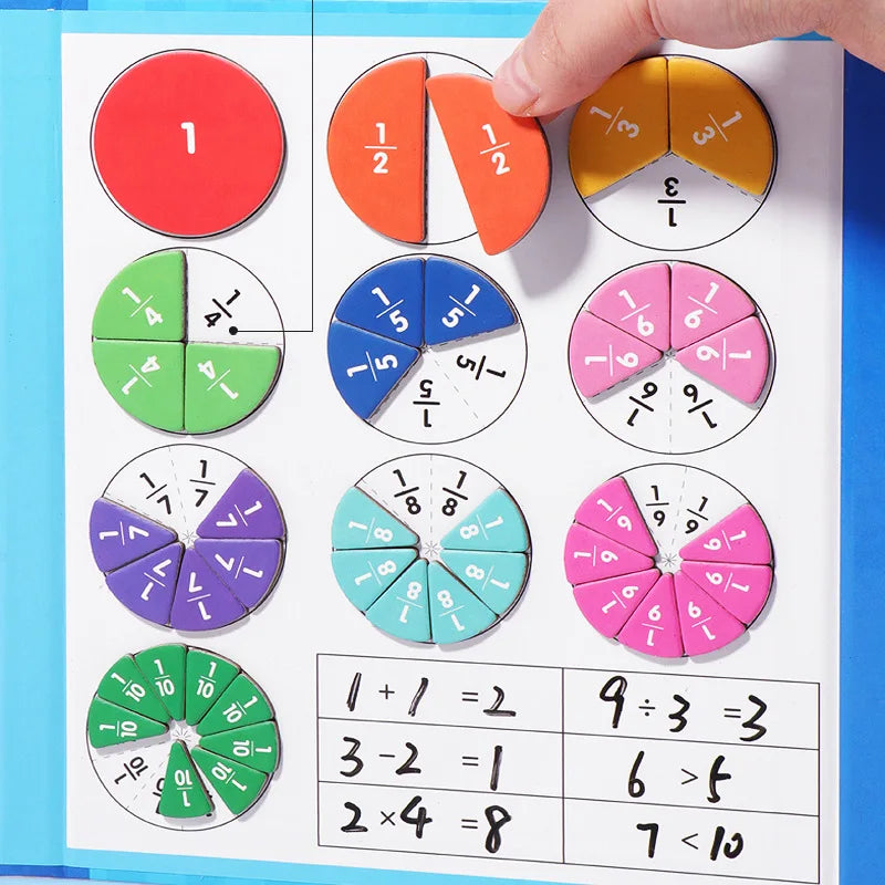Magnetic Fraction Learning Toy