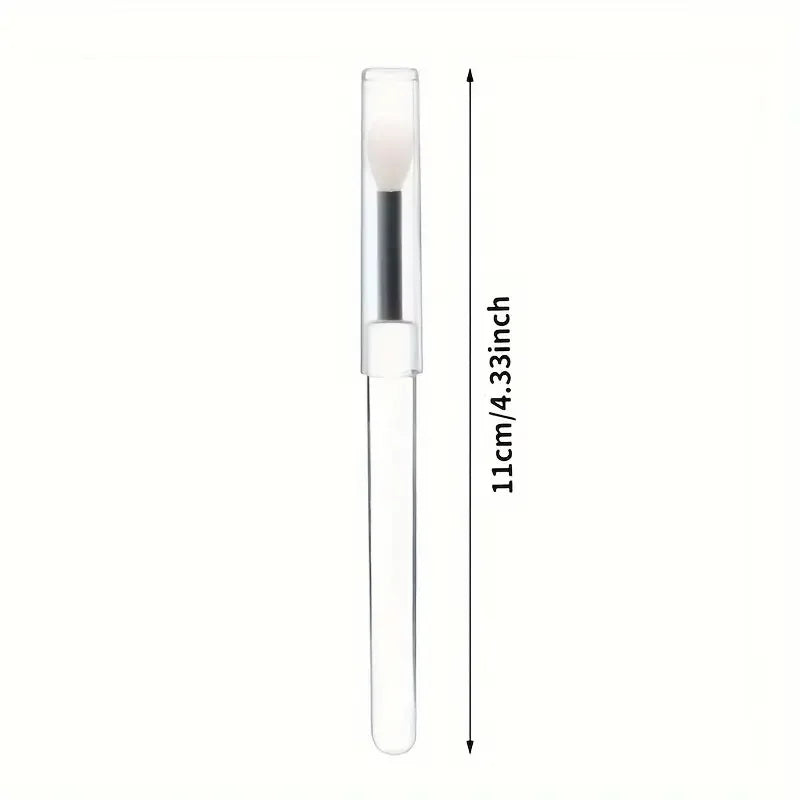 Portable Silicone Lip Applicator Brushes