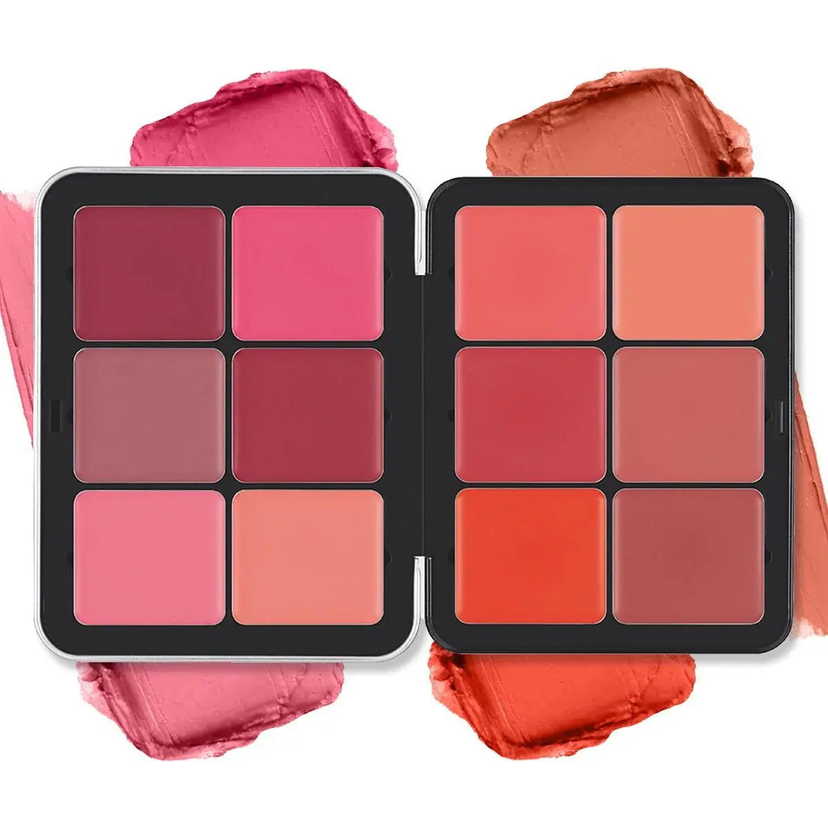 12-Color Iron Box Blusher Plate