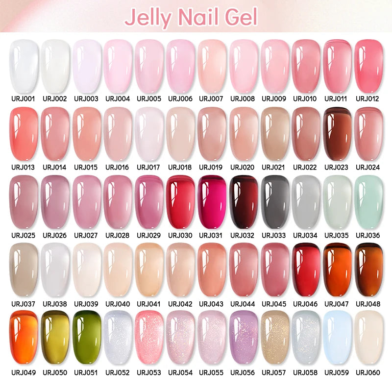 Jelly Milky White Translucent UV Gel Polish