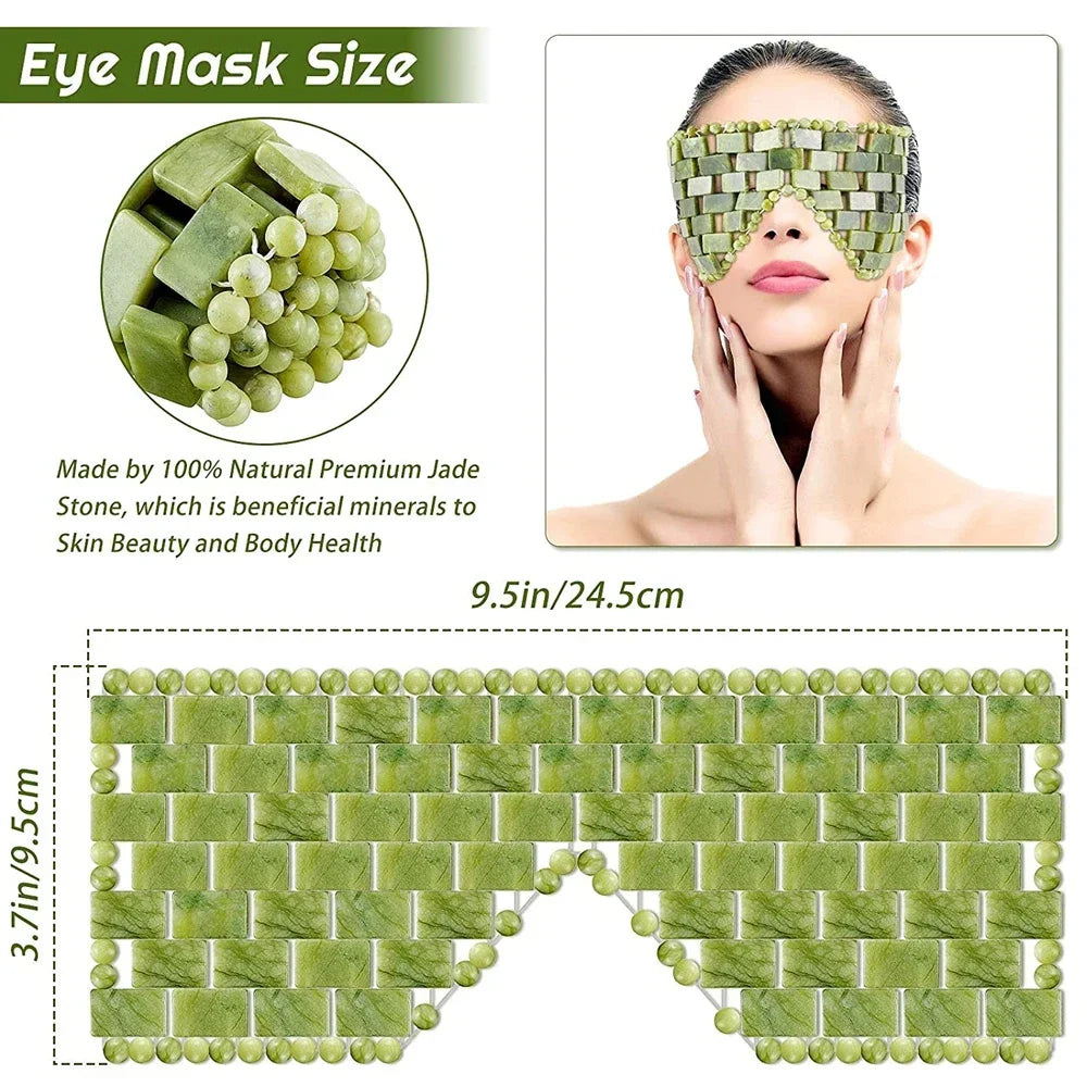 Natural Jade Cooling Eye Mask