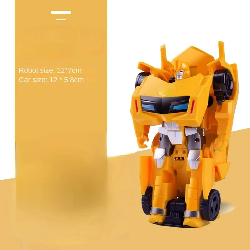One-Step Transforming Robot Car Dinosaur Toy