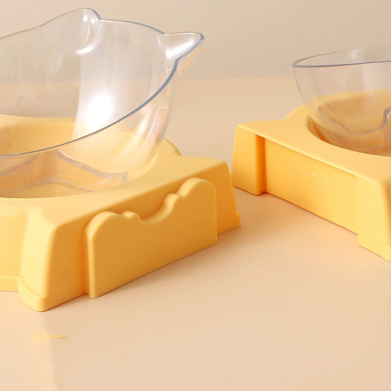 Automatic Pet Food and Water Bowl Feeder Drinking Fountain