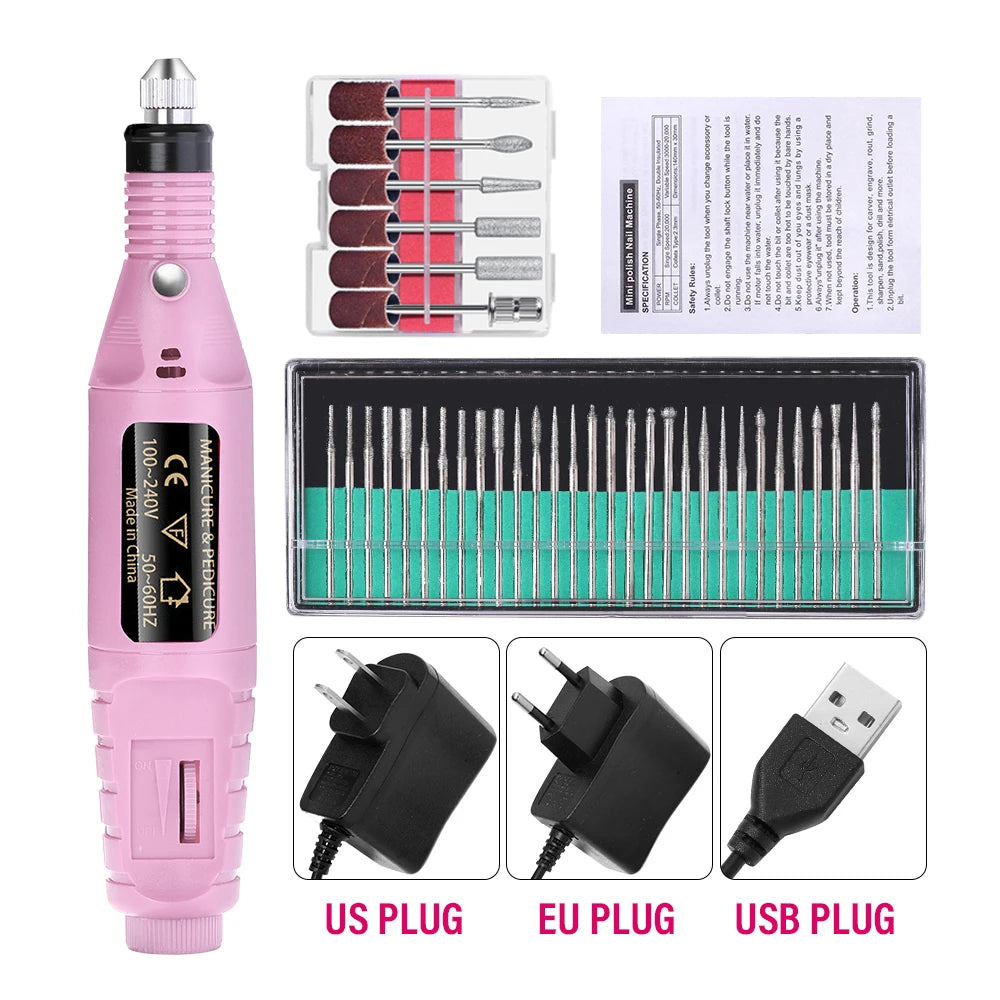 Electric Nail Drill Machine