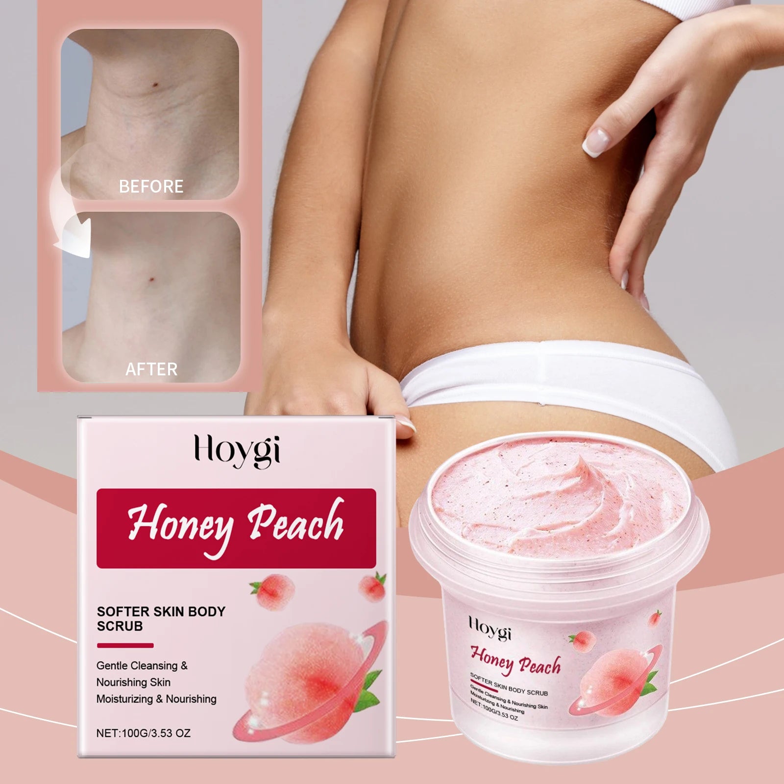 4-Piece Gentle Exfoliating Body Scrub Set