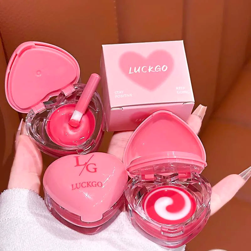 Dual-Color LoveHeart Lip Mask