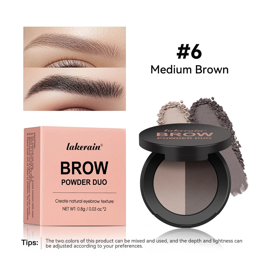 6-Color Dual Brow Powder Palette