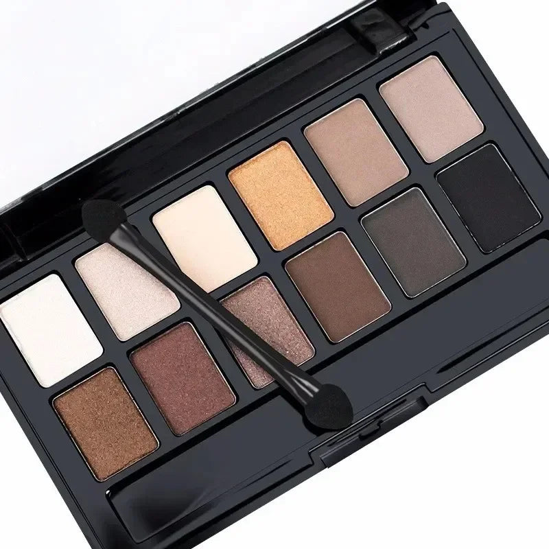 Professional 12-Color Neutral Eyeshadow Palette