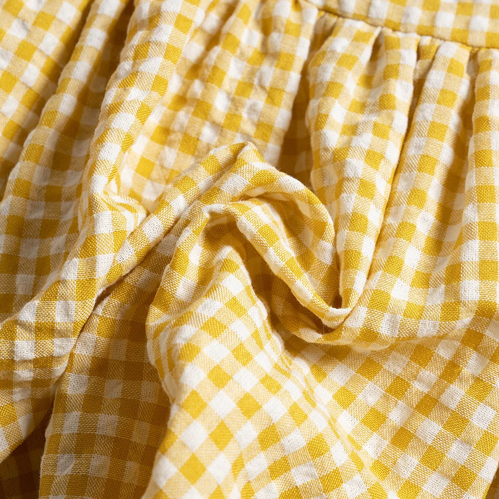 Plaid Rompers Summer Sleeveless Dress