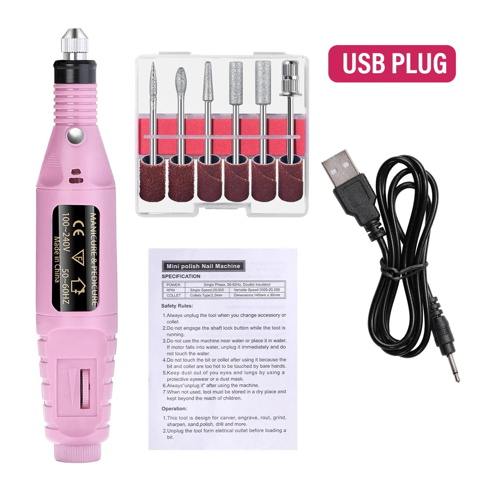 Professional Electric Nail Drill Machine